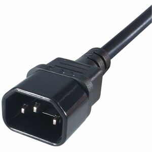 ConnektGear Power Extension Cord - 5 m - IEC 60320 C14 / IEC 60320 C13 - 1.0mm² Gauge - 10 A - Black - 1 Pcs
