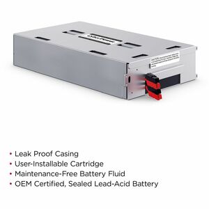 CyberPower RB1270X4E Replacement Battery Cartridge - 4 X 12 V / 7 Ah Sealed Lead-Acid Battery, 18MO Warranty