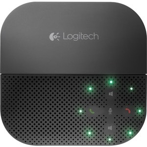 Logitech P710E Speakerphone - Black - USB - Headphone - Microphone - Battery, AC Adapter - Desktop