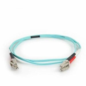 C2G 2m LC-LC 50/125 Duplex Multimode OM4 Fiber Cable - Aqua - 6ft - 2m LC-LC 50/125 Duplex Multimode OM4 Fiber Cable - Aqu