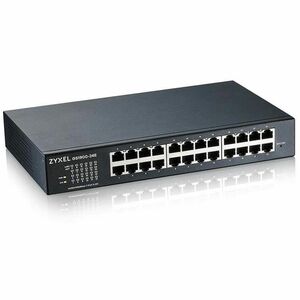 ZYXEL GS1900-24E 24-Port Gigabit Smart Managed Switch (Compact Design) | Fanless - 24 Ports - Gigabit Ethernet - Manageabl