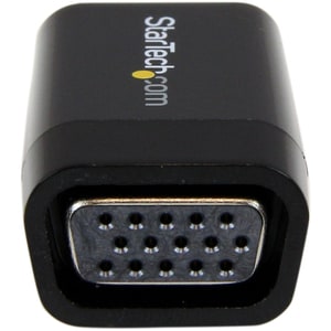 StarTech.com Compact HDMI to VGA Adapter Converter - 1920x1200/1080p - 1 x 19-pin HDMI Digital Video Male - 1 x 15-pin HD-