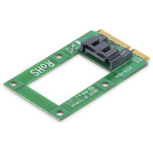 StarTech.com mSATA to SATA HDD / SSD Adapter â€" Mini SATA to SATA Converter Card - Turn an mSATA host connection into a s