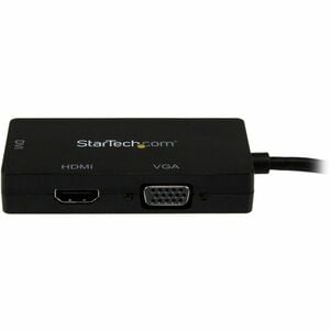StarTech Mini DisplayPort Adapter - 3-in-1 - 1080p - Monitor Adapter - Mini DP to HDMI / VGA / DVI Adapter Hub - Connect a