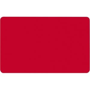 Zebra PVC Card - 3.38" x 2.13" Length - White - 500 Card