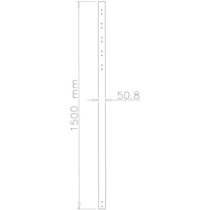 Neomounts Neomounts Pro FPMA-CP150 Mounting Pole - Silver - 50 kg Load Capacity
