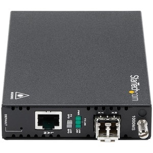 StarTech.com Multimode (MM) LC Fiber Media Converter with SFP - OAM Management - 802.3ah Compliant - Gigabit Ethernet - 55