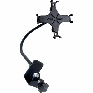 CTA Digital Gooseneck Clamp Mount for iPad & Tablets - 9.70" to 11" Screen Support - ABS Plastic, Steel, Metal, Acrylonitr