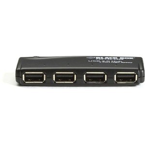 Black Box USB 2.0 Hub, 4-Port - New - USB 2.0 - External - 4 USB Port(s) - 4 USB 2.0 Port(s) - PC, Mac - TAA Compliant