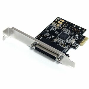 StarTech.com Tarjeta Adaptadora PCI Express PCI-E 2 Puertos Serial 1 Paralelo con Cable Multiconector RS232 - PCI Express 