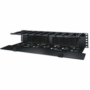 APC by Schneider Electric AR8603A Cable Organizer - Black - 1 Each Pack - TAA Compliant - Cable Manager - 2U Rack Height