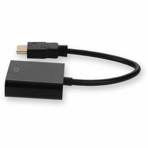 AddOn HDMI 1.3 Male to VGA Female Black Adapter Which Includes 3.5mm Audio and Micro USB Ports For Resolution Up to 1920x1