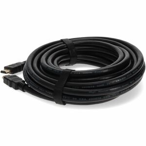 50ft HDMI 1.4 Male to HDMI 1.4 Male Black Cable Which Supports Ethernet Channel For Resolution Up to 4096x2160 (DCI 4K) - 