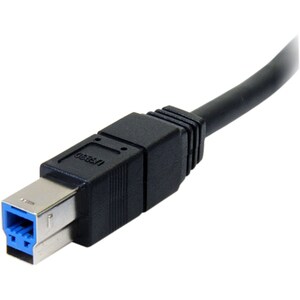 StarTech.com 3m Black SuperSpeed USB 3.0 Cable A to B - M/M - Connect your USB 3.0 devices over longer distances - USB 3.0