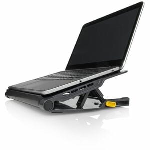 Targus Chill Mat Cooling Device - Black, Grey - 2 Fan(s) - Built-in USB Hub