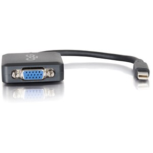 C2G Mini DisplayPort to VGA Adapter - 8in - Active - M/F - Mini DisplayPort/VGA for Notebook, Tablet, Monitor, Video Devic