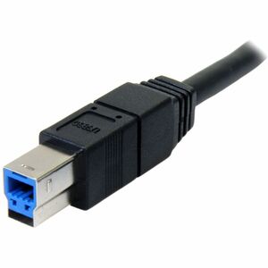 StarTech.com 3m Black SuperSpeed USB 3.0 Cable A to B - M/M - Connect your USB 3.0 devices over longer distances - USB 3.0