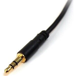 StarTech.com 15 ft Slim 3.5mm Stereo Audio Cable - M/M - Easily connect an iPod or other MP3 player to your stereo