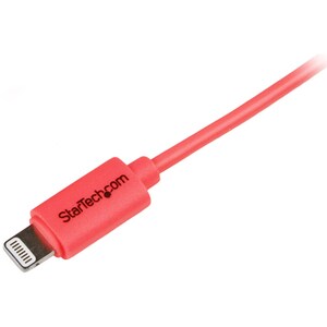 StarTech.com 1m (3ft) Pink Apple 8-pin Lightning Connector to USB Cable for iPhone / iPod / iPad - Cable for iPad, iPhone 