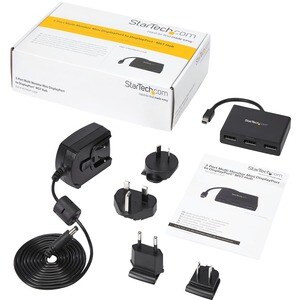 StarTech.com 3 Port Mini DisplayPort MST Hub - 4K 60Hz - Mini DP to DisplayPort Splitter for Multiple Monitors - mDP to DP