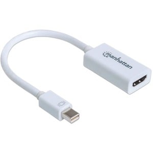 Manhattan Adaptador DisplayPort Mini M a HDMI H BL 1080p - Cable for Dispositivo de audio/vídeo - 10.8Gbit/s - Admite hast
