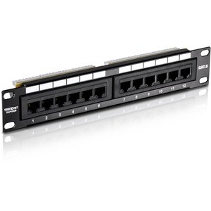 12-Port Cat. 6 Unshielded Patch Panel (10" wide)