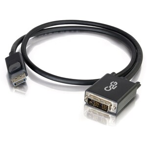 C2G 6ft DisplayPort to DVI Adapter Cable - M/M - DisplayPort/DVI-D for Notebook, Monitor, Desktop Computer, Video Device -