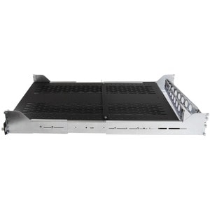 StarTech 2U Vented Sliding Rack Shelf w/ Cable Management Arm & 27.7 to 31.6in Adjustable Mounting Depth, 50lbs/22.7kg, 24