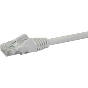 StarTech.com Câble réseau Cat6 Gigabit UTP sans crochet de 1m - Cordon Ethernet RJ45 anti-accroc - M/M - Blanc - Cable for