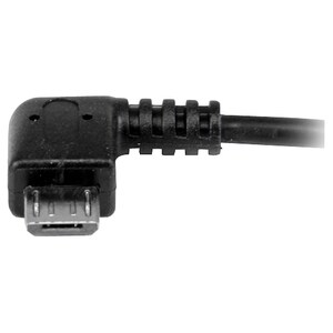 StarTech.com 13cm Right Angle Micro USB to USB OTG Host Adapter M/F - Angled Micro USB Male to USB A Female On-The-Go Host