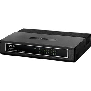 TP-Link TL-SF1016D 16 Puertos Conmutador Ethernet - Fast Ethernet - 10/100Base-TX - 2 Capa compatible - Par trenzado - De 