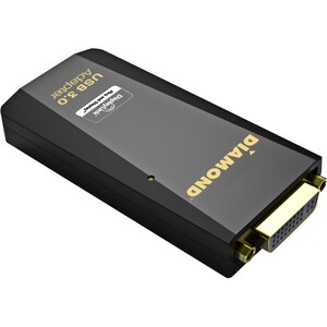 Diamond Multimedia USB 3.0 to VGA/DVI / HDMI Video Graphics Adapter up to 2048×1152 / 1920×1080 (BVU3500) - USB 3.0 - 1 x 