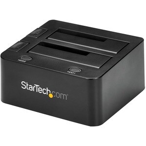 StarTech.com 2-fach USB 3.0 Festplatten Dockingstation mit UASP für 2,5/3,5" SSD / HDD - 2 x HDD unterstützt - 2 x SSD unt