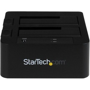 StarTech.com Dual-Bay USB 3.0 / eSATA to SATA Hard Drive Docking Station, 2.5/3.5" SATA III, SSD/HDD Dock, Top-Loading - D