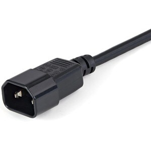 StarTech.com Prolunga cavo di alimentazione standard da 1m - C14 a C13 - Per UPS, PDU, Desktop Computer, Stampante, Server