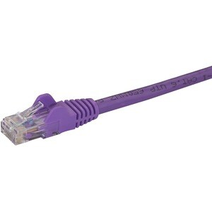StarTech.com Cavo di rete Cat 6 - 100% Rame - Cavo Patch Ethernet Gigabit viola da 2m antigroviglio - Cable for Dispositiv