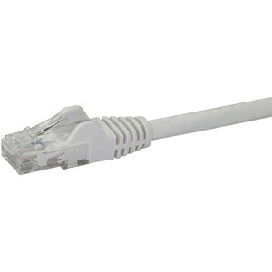 StarTech.com 2m White Gigabit Snagless RJ45 UTP Cat6 Patch Cable - 2 m Patch Cord - Ethernet Patch Cable - RJ45 Male to Ma