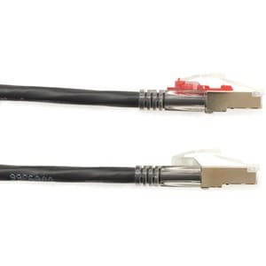Black Box GigaTrue 3 Cat.6 (S/FTP) Patch Network Cable - 3 ft Category 6 Network Cable for Patch Panel, Wallplate, Network