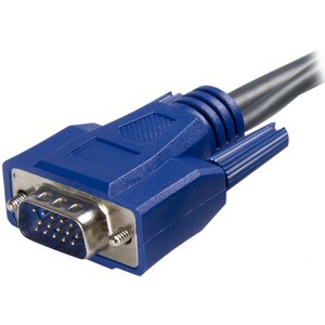 StarTech.com 2-in-1 - USB/ VGA cable - 4 pin USB Type A, HD-15 (M) - HD-15 (M) - 6 ft - Cable for Keyboard/Mouse, KVM Swit