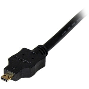 StarTech.com 6ft (2m) Micro HDMI to DVI Cable, Micro HDMI to DVI Adapter Cable, Micro HDMI Type-D to DVI-D Monitor/Display