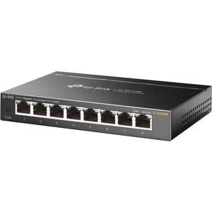 TP-Link EasySmart TL-SG108E 8 Ports Ethernet Switch - 10/100/1000Base-T - 2 Layer Supported - Desktop, Rack-mountable