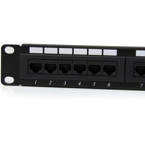 StarTech.com Panneau de brassage à 24 ports Cat6 type 110 montage en rack 1U - 24 x RJ-45 - 24 x RJ-11 - 1U Haut - 19" Gra