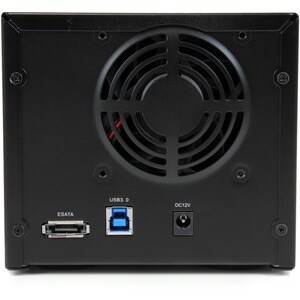 StarTech.com USB 3.0 / eSATA Dual-Bay Trayless 3.5" SATA III Hard Drive Enclosure with UASP - 2-Bay SATA 6 Gbps Hot-Swap H
