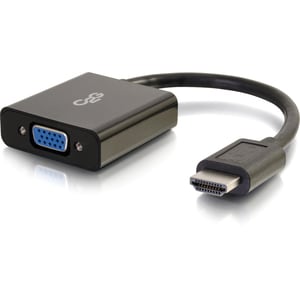 C2G HDMI to VGA Adapter - HDMI to VGA Converter - 1080p - M/F - HDMI/VGA for Video Device, Monitor, Notebook - 8" - 1 x HD