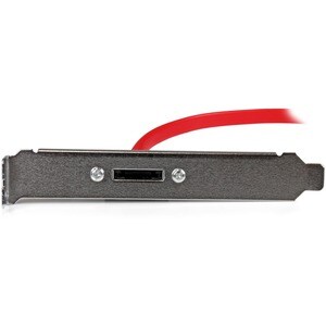 StarTech.com 45cm 1 Port SATA auf eSATA Slotblech Adapter - Buchse/Stecker - Cable for Externe Festplatte, Hauptplatine, S