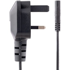 StarTech.com PXTNB2SUK1M Standard Power Cord - 1 m - United Kingdom - For Notebook - BS 1363 / IEC 60320 C7 - 0.75mm2 Gaug