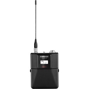 Shure QLXD1 Bodypack Transmitter - 470 MHz to 534 MHz Operating Frequency - 20 Hz to 20 kHz Frequency Response - 330.05 ft