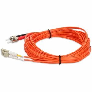 AddOn 2m LC (Male) to ST (Male) Orange OM1 Duplex Fiber OFNR (Riser-Rated) Patch Cable - 100% compatible and guaranteed to