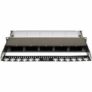 Eaton Tripp Lite Series Enclosure for 5 High-Density Fiber Cassettes, 1U - 1U High - 19" Wide - Rack-mountable"