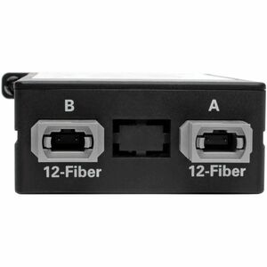 Tripp Lite 12-Fiber Patch Panel 2 MTP/MPO to 12 LC 10Gb Breakout Cassette - 2 x MTP/MPO, 12 x LC - 14 Port(s) - 14 x RJ-11